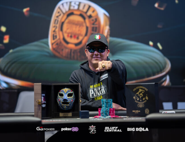 Guzmán se calzó el anillo de más quilates en el WSOP-C México