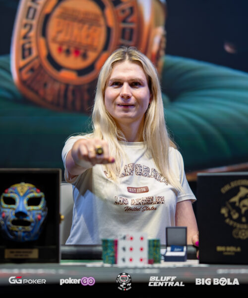 Alena Gorbacheva encontró su anillo prácticamente al caer el telón del WSOP-C México