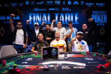 Pilotín se mantiene al mando al entrar a la recta final del Mini Main Event en el WSOP-C México