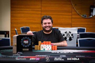 Olvera levantó su trofeo a toda velocidad en la modalidad de cuatro cartas, en el marco del WSOP-C México