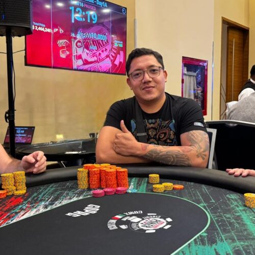 Guzmán y Hadweh pusieron el ritmo en la jornada inicial del Mini Main Event en el WSOP-C México