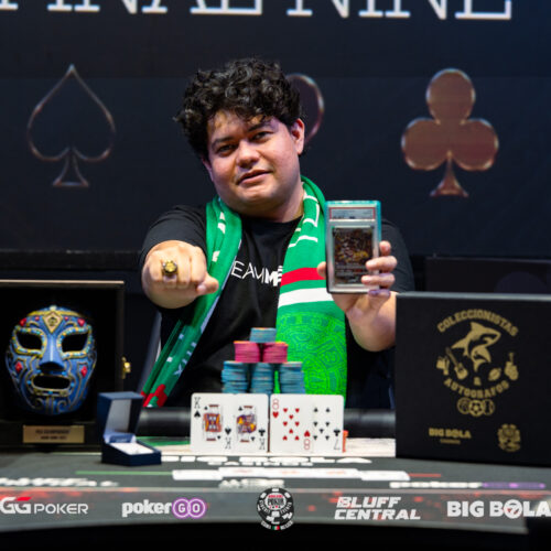 Tovar encontró su anillo del WSOP-C México en la contienda de las cuatro cartas
