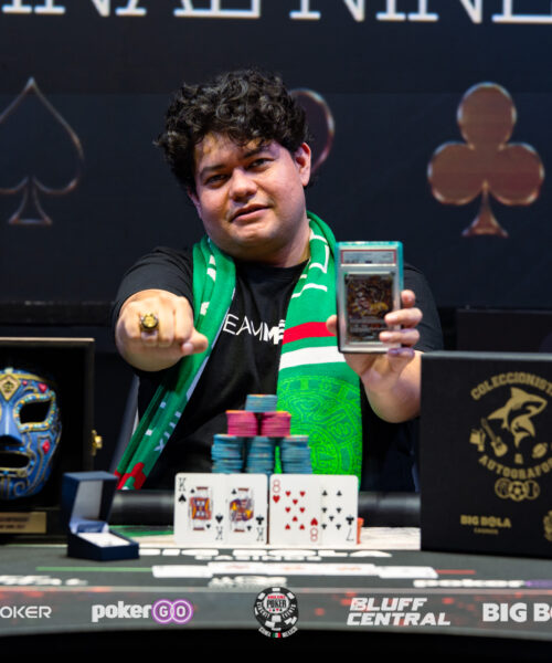 Tovar encontró su anillo del WSOP-C México en la contienda de las cuatro cartas